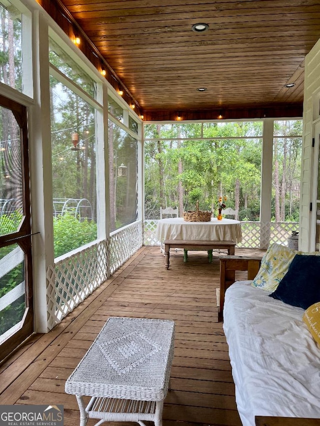 182 Rogers St, Hazlehurst, GA 31539 - sunroom / solarium featuring an outdoor hangout area