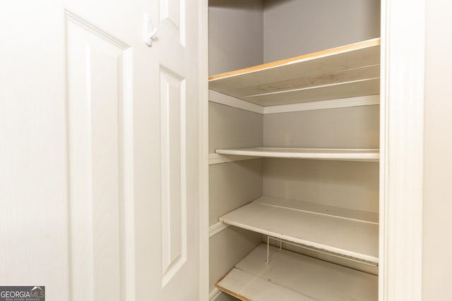 view of closet