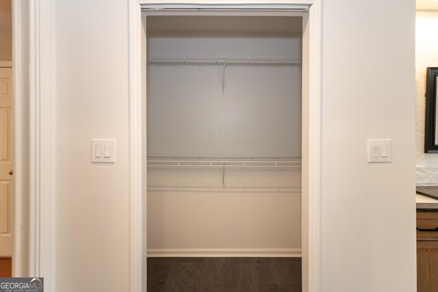 spacious closet featuring carpet floors