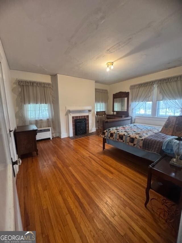 unfurnished bedroom featuring wood-type flooring