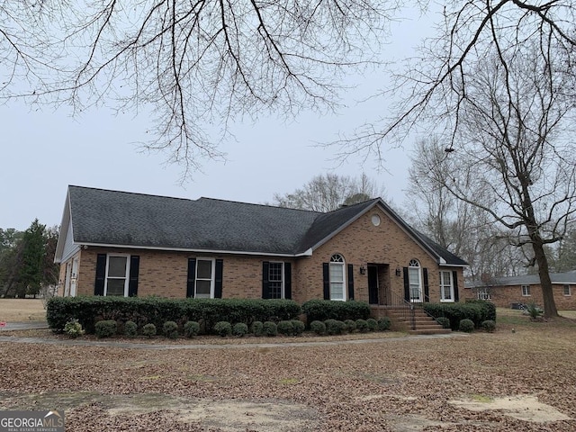 view of ranch-style house