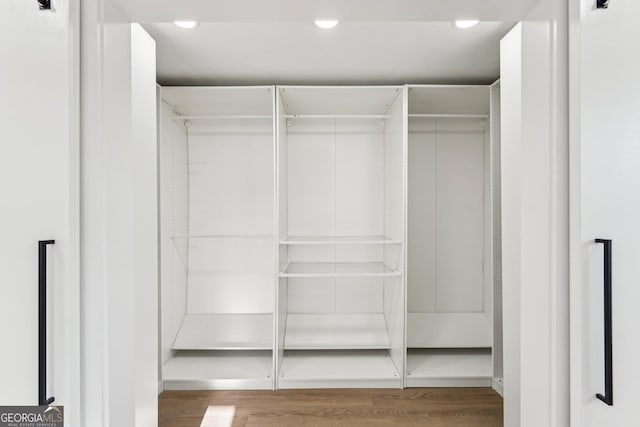 view of closet