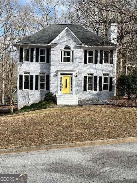 view of colonial-style house