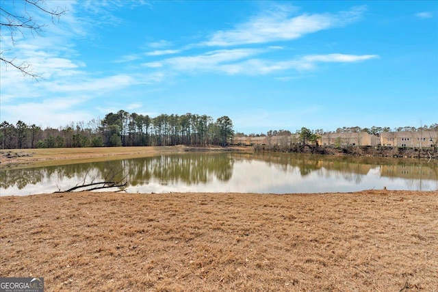 view of water feature