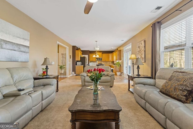 view of living room