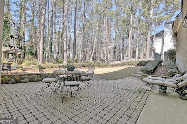 view of patio / terrace