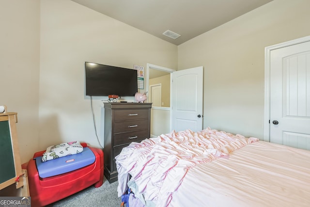 bedroom featuring carpet floors