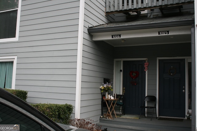 view of property entrance