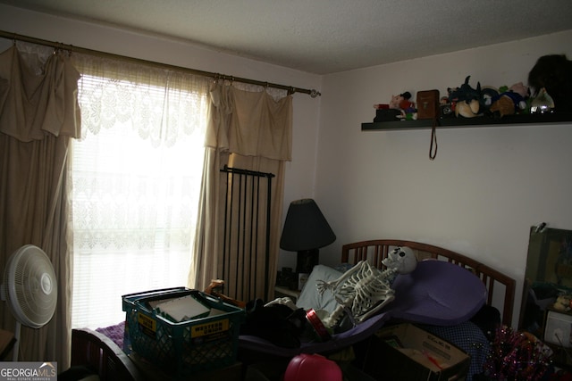 bedroom featuring multiple windows