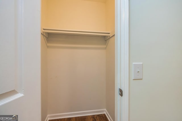 view of closet