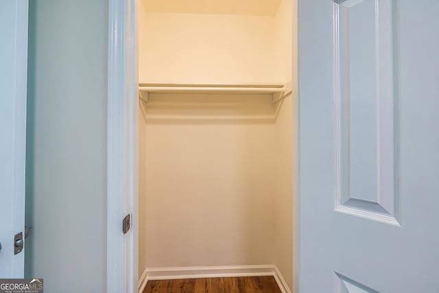 view of closet