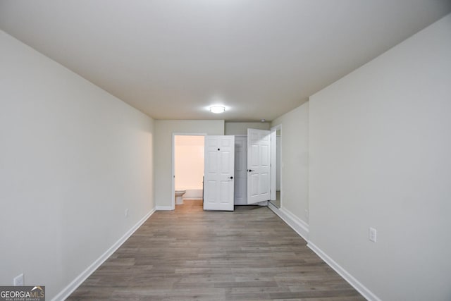 interior space featuring hardwood / wood-style floors