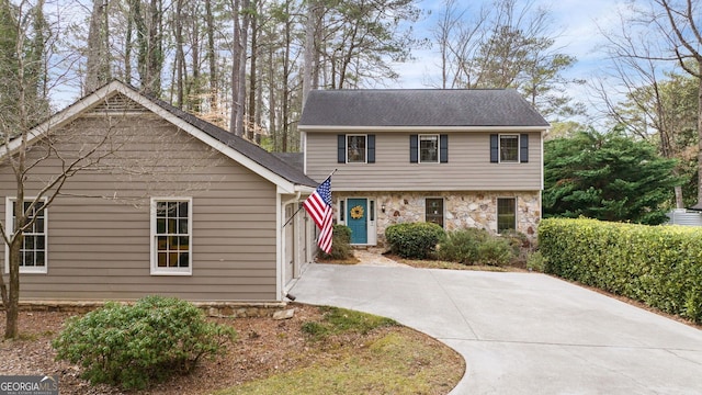 view of front of home