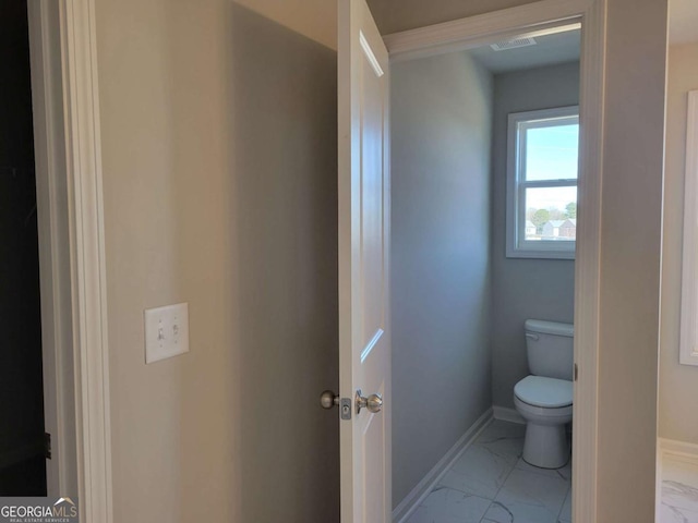 bathroom with toilet