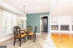 dining room featuring hardwood / wood-style floors