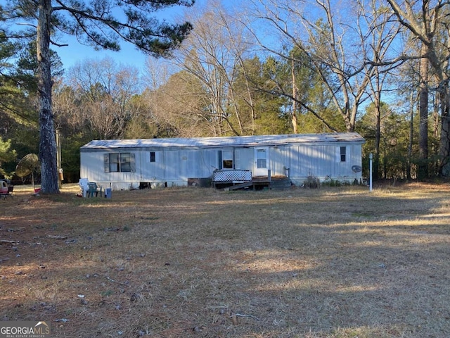 view of manufactured / mobile home