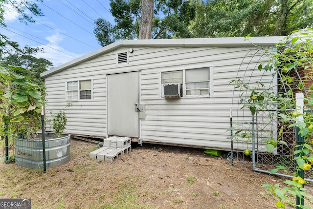 view of outbuilding