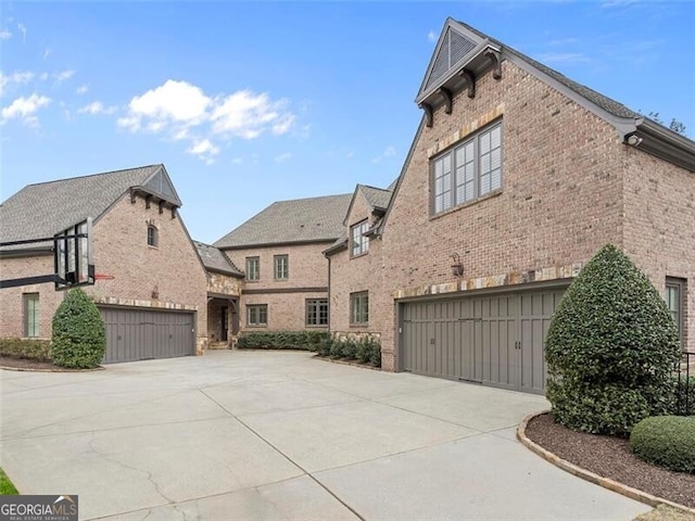 view of home's exterior featuring a garage