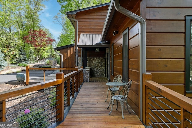 851 Moreland Dr N, Blue Ridge, GA 30513 - view of deck