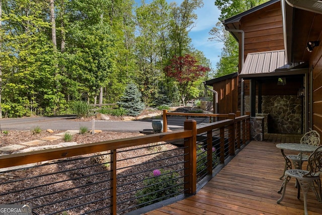 851 Moreland Dr N, Blue Ridge, GA 30513 - view of deck
