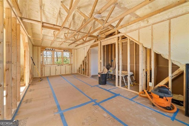 851 Moreland Dr N, Blue Ridge, GA 30513 - view of unfinished attic