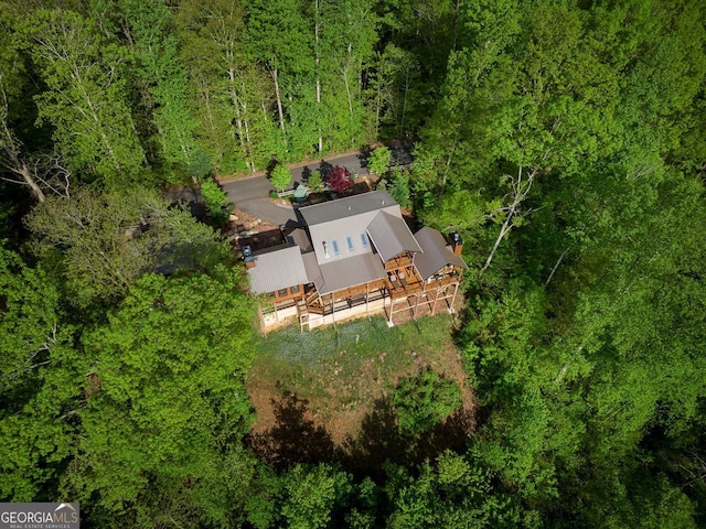 851 Moreland Dr N, Blue Ridge, GA 30513 - bird's eye view featuring a wooded view