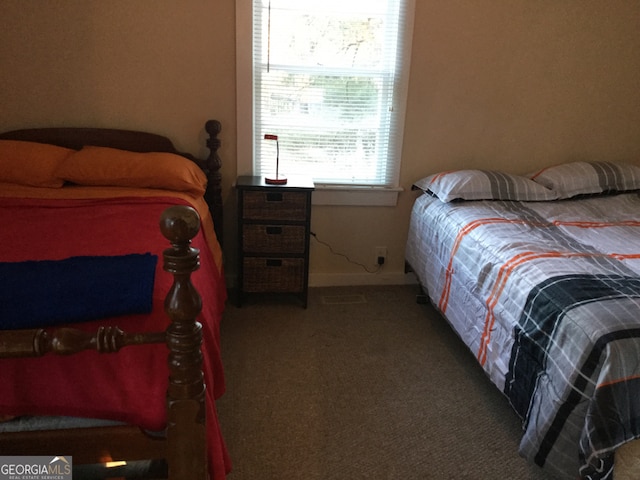 bedroom featuring carpet flooring