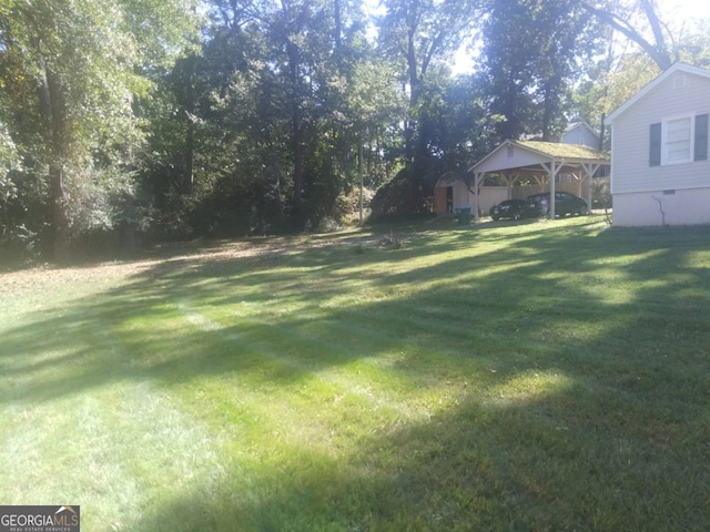 view of yard