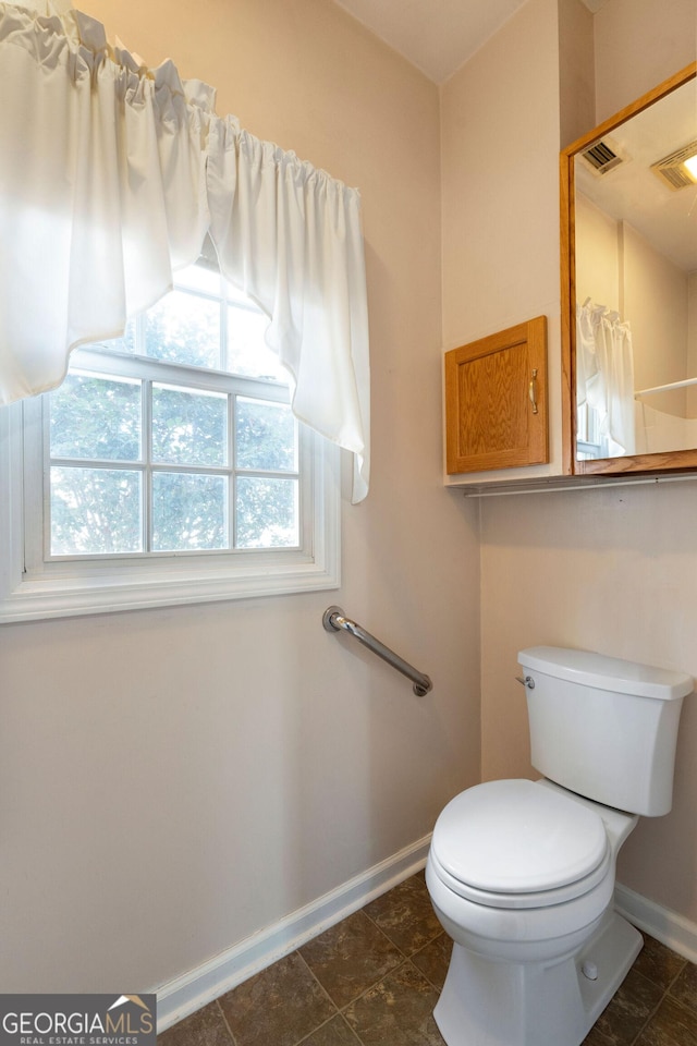 bathroom with toilet