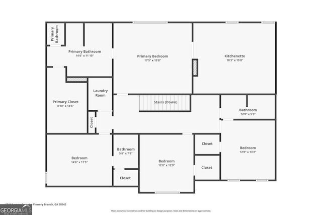6514 Lemon Grass Ln, Flowery Branch, GA 30542 - view of room layout