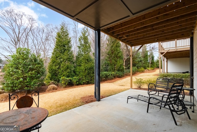 view of patio