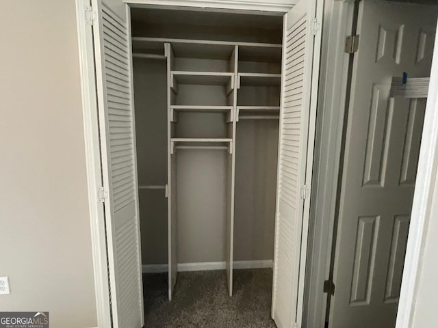 view of closet