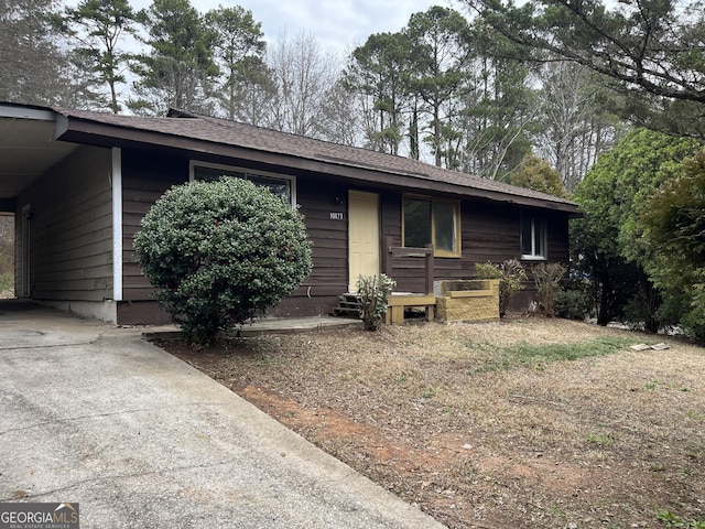 view of ranch-style house