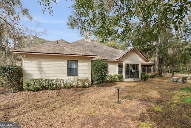 view of front of property