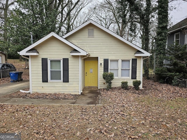 view of front of house