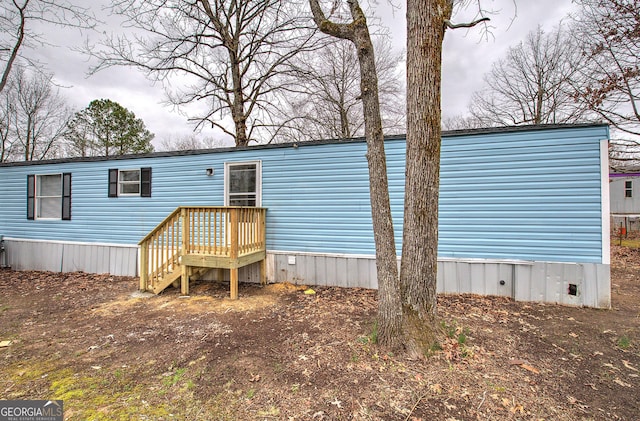 view of rear view of house