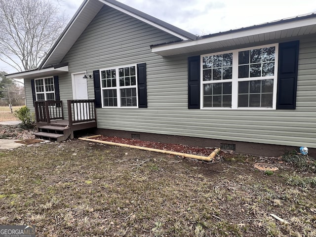 view of rear view of house