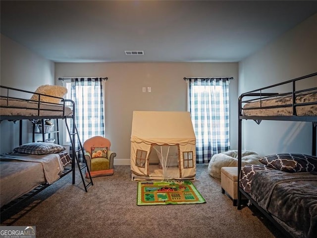 bedroom featuring carpet floors