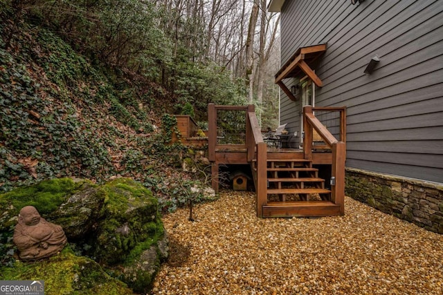 185 Huckleberry Cove Rd, Jasper, GA 30143 - view of wooden deck