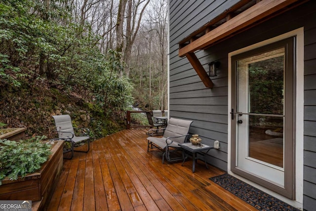 185 Huckleberry Cove Rd, Jasper, GA 30143 - view of wooden terrace