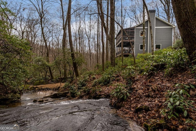 185 Huckleberry Cove Rd, Jasper, GA 30143 - view of yard with a wooden deck