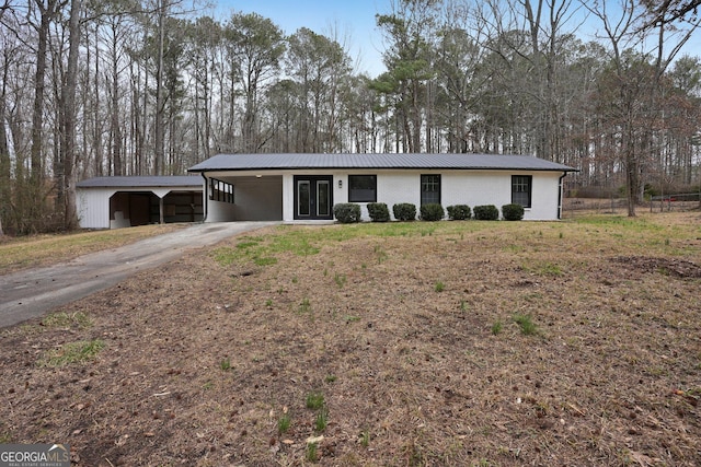 view of ranch-style house