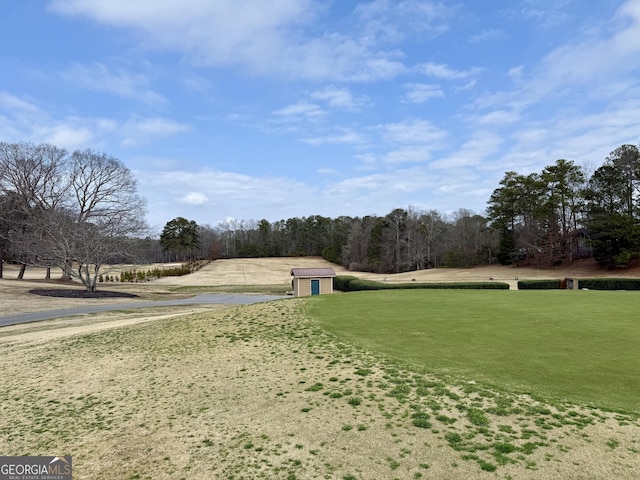 surrounding community featuring a yard