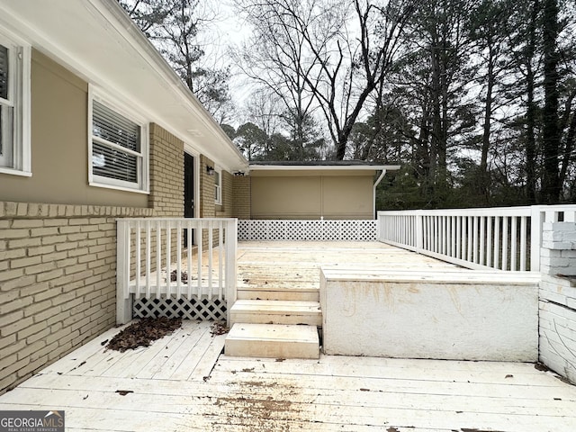 view of deck