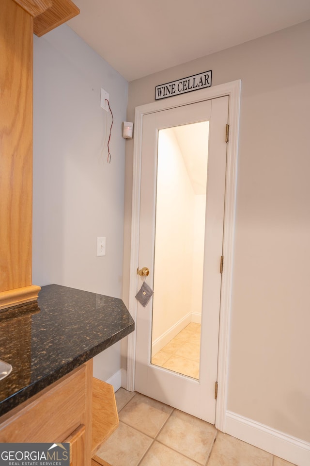 interior space featuring tile patterned floors