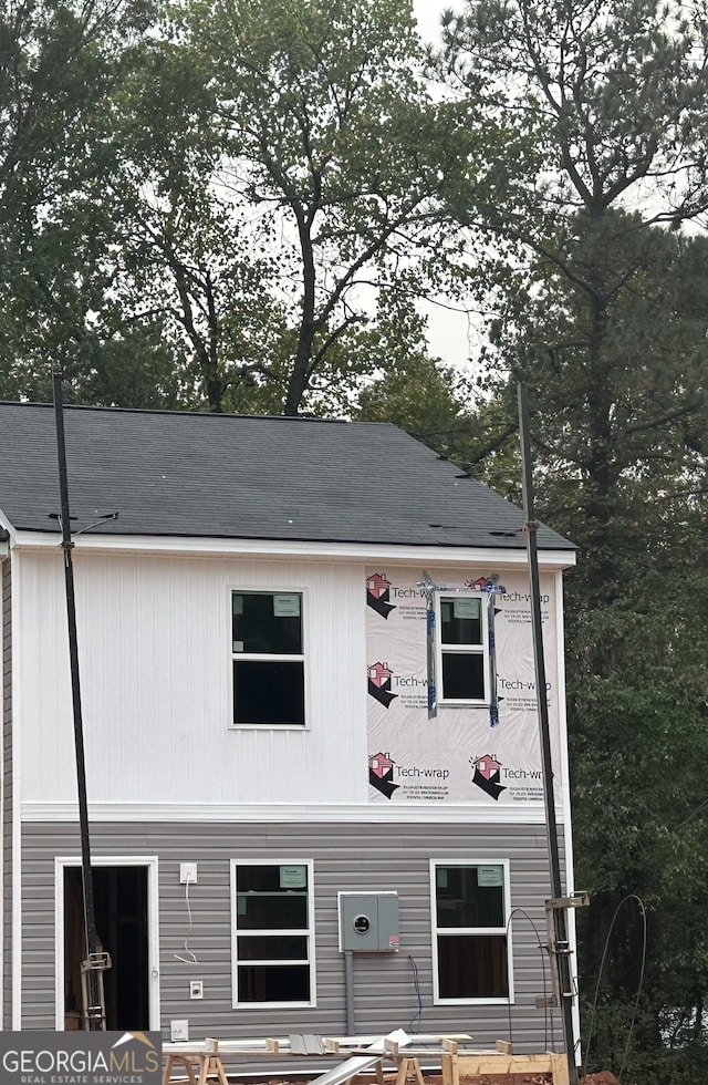 view of back of property