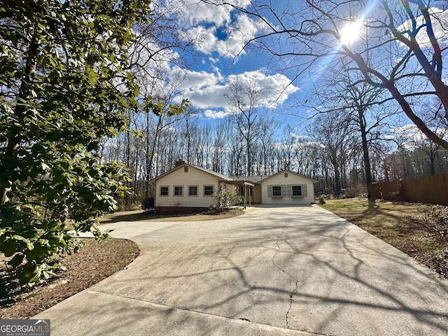 view of front of house