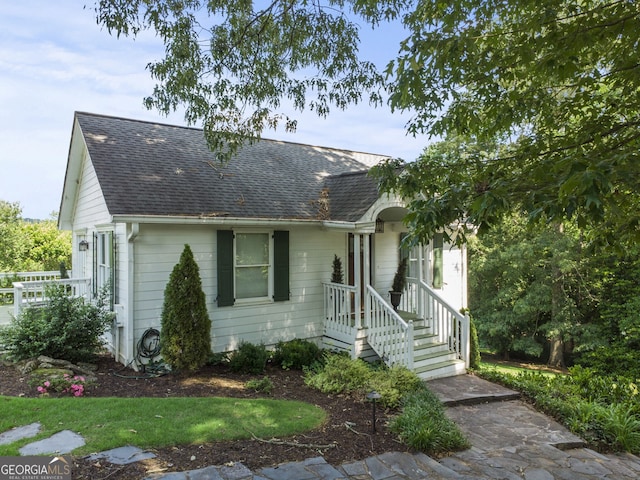 view of front of home