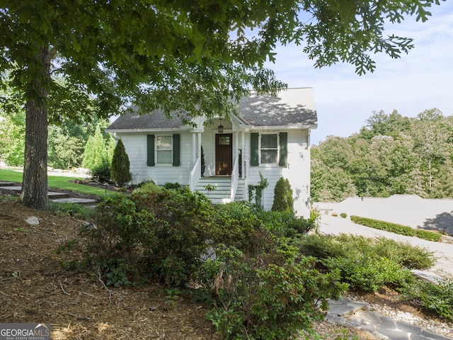 view of front of home