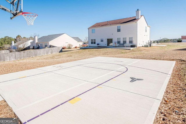 view of sport court